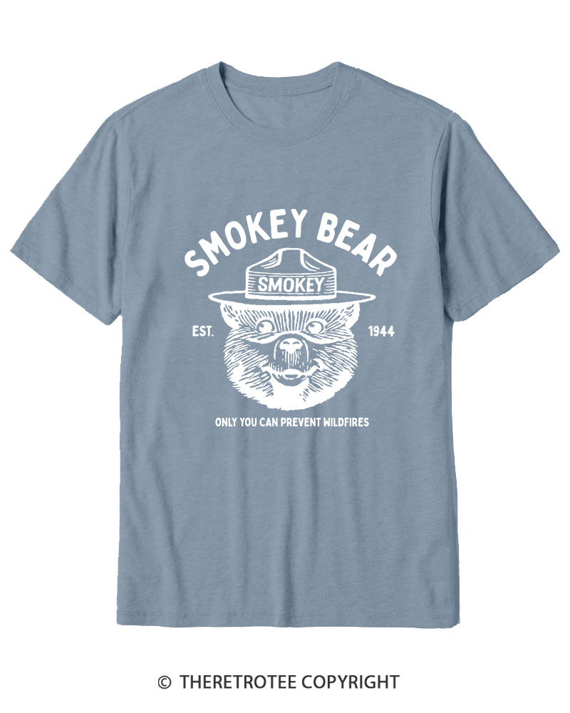 TheRetroTee Only You Can Prevent Wildfires 1960s Cotton T-Shirt