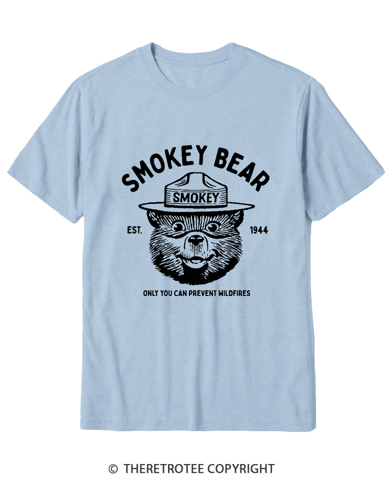 TheRetroTee Only You Can Prevent Wildfires 1960s Cotton T-Shirt