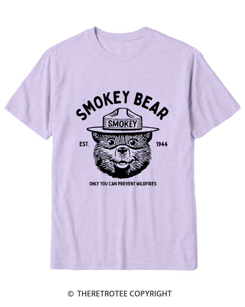 TheRetroTee Only You Can Prevent Wildfires 1960s Cotton T-Shirt