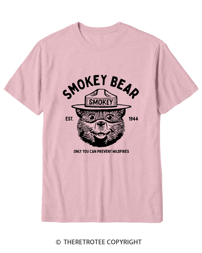 TheRetroTee Only You Can Prevent Wildfires 1960s Cotton T-Shirt