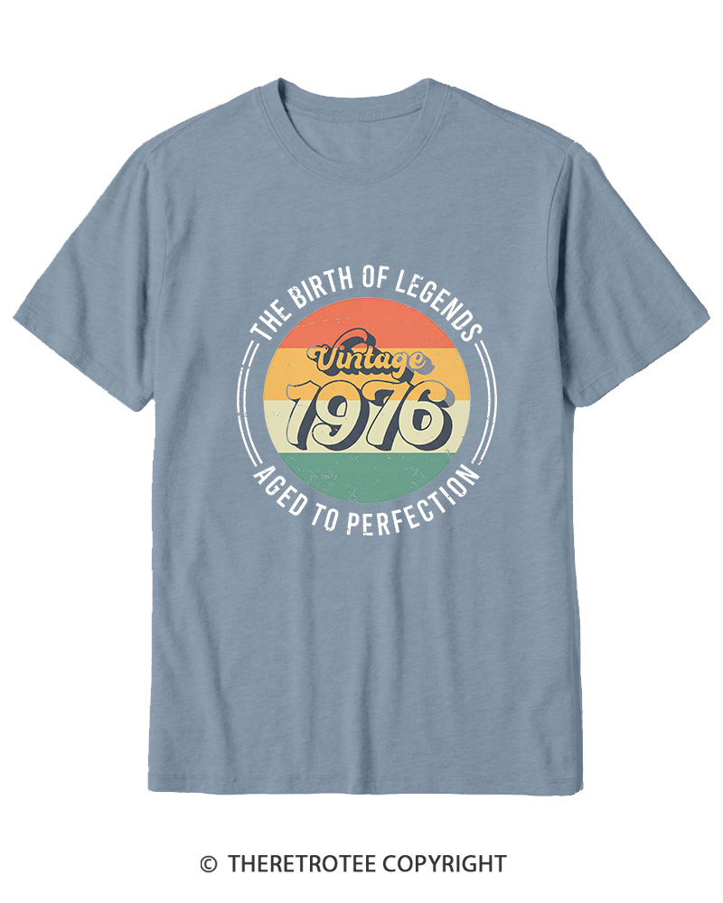 TheRetroTee 1976 Vintage Cotton T-Shirt