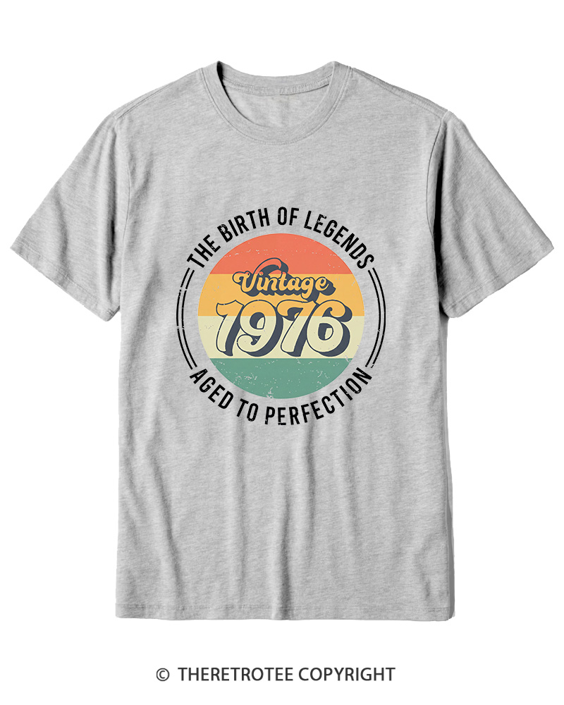 TheRetroTee 1976 Vintage Cotton T-Shirt