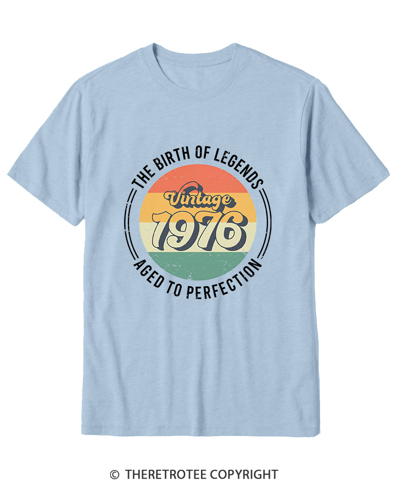 TheRetroTee 1976 Vintage Cotton T-Shirt