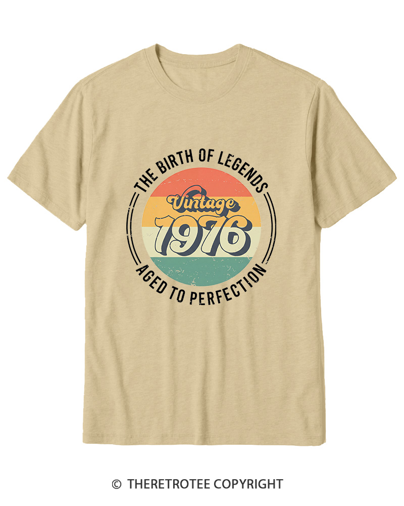 TheRetroTee 1976 Vintage Cotton T-Shirt