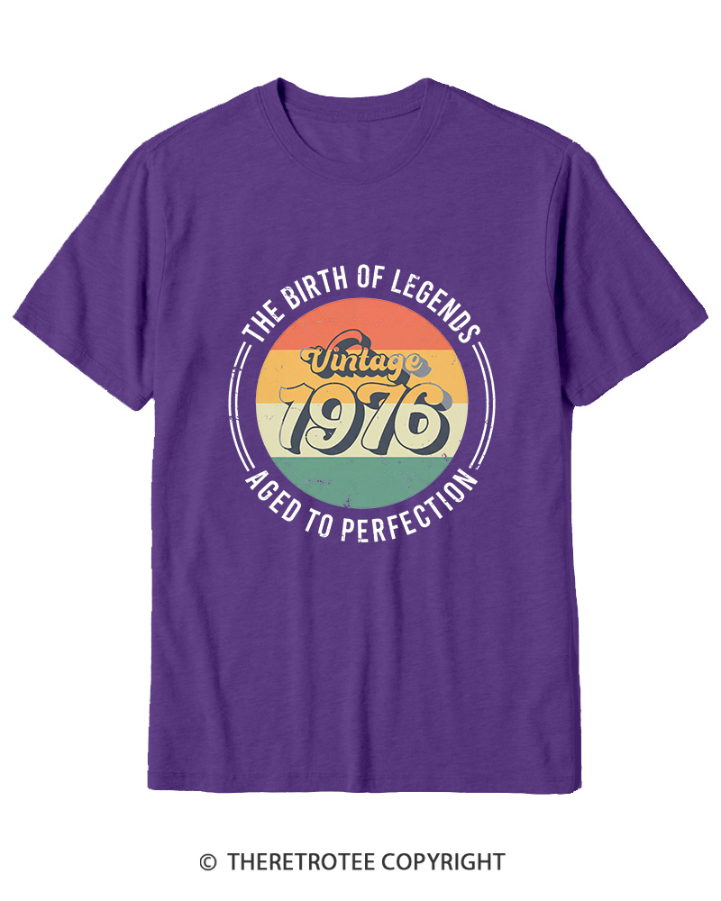 TheRetroTee 1976 Vintage Cotton T-Shirt