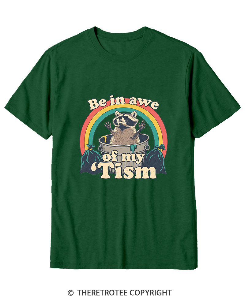 TheRetroTee Trash Raccoon 1970s Cotton T-Shirt