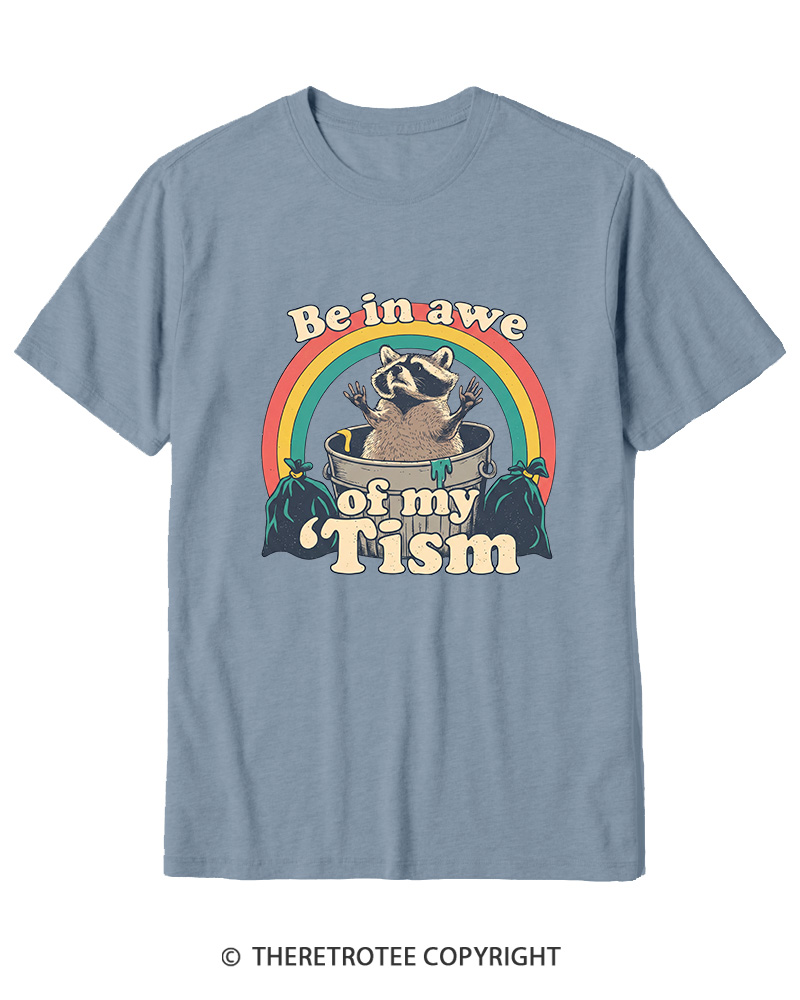 TheRetroTee Trash Raccoon 1970s Cotton T-Shirt