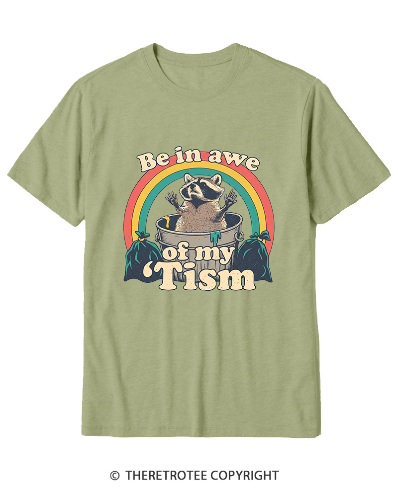 TheRetroTee Trash Raccoon 1970s Cotton T-Shirt