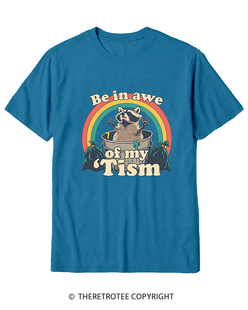 TheRetroTee Trash Raccoon 1970s Cotton T-Shirt
