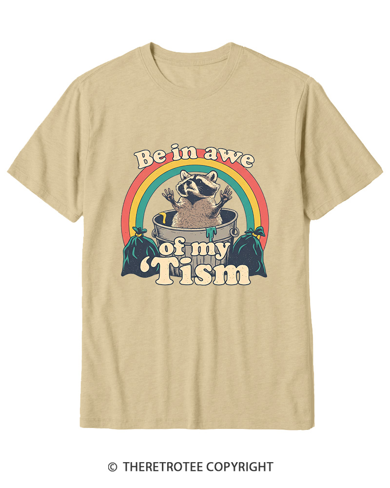 TheRetroTee Trash Raccoon 1970s Cotton T-Shirt