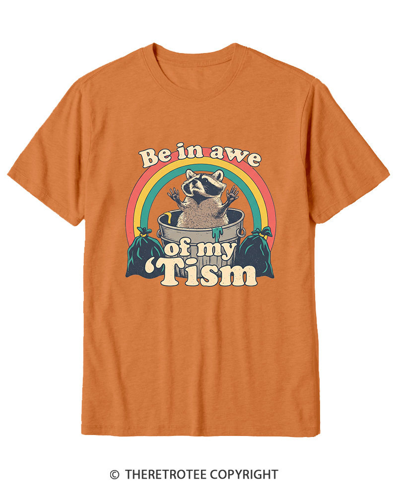 TheRetroTee Trash Raccoon 1970s Cotton T-Shirt