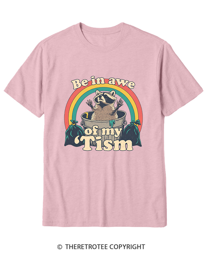 TheRetroTee Trash Raccoon 1970s Cotton T-Shirt