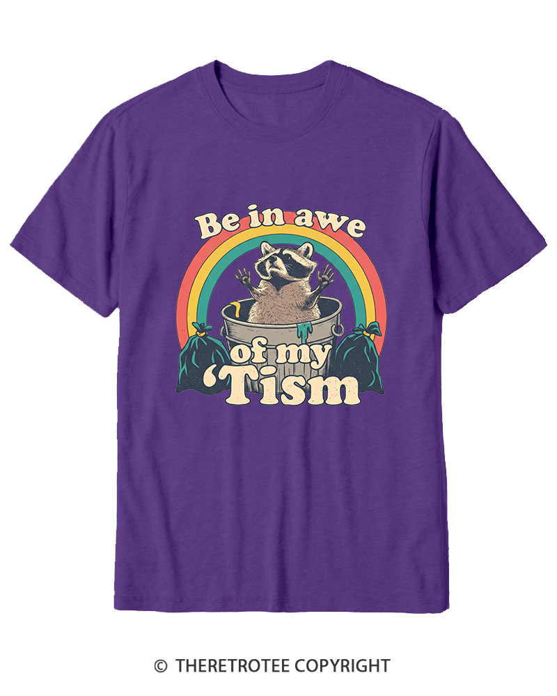 TheRetroTee Trash Raccoon 1970s Cotton T-Shirt