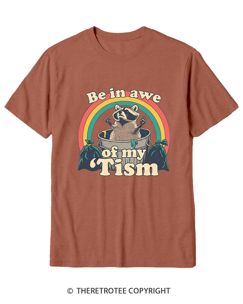 TheRetroTee Trash Raccoon 1970s Cotton T-Shirt