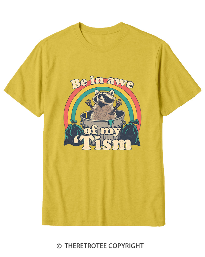 TheRetroTee Trash Raccoon 1970s Cotton T-Shirt
