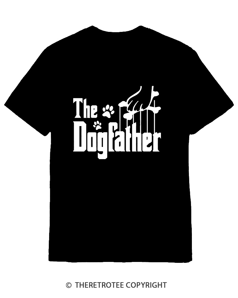 TheRetroTee The Dogfather 1990s Cotton T-Shirt