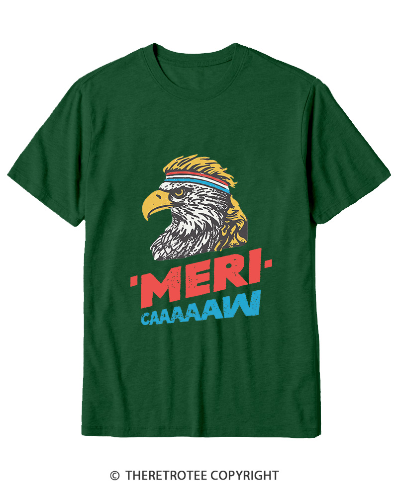 TheRetroTee Meri-caaaaaw Cotton T-Shirt