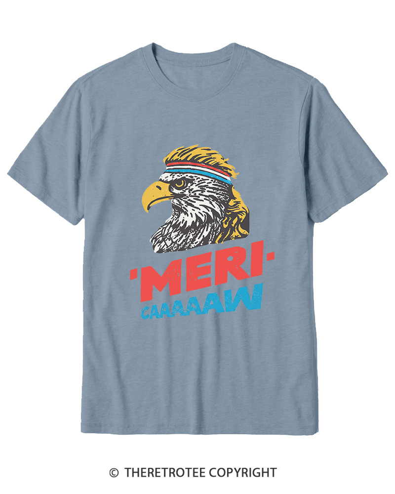 TheRetroTee Meri-caaaaaw Cotton T-Shirt