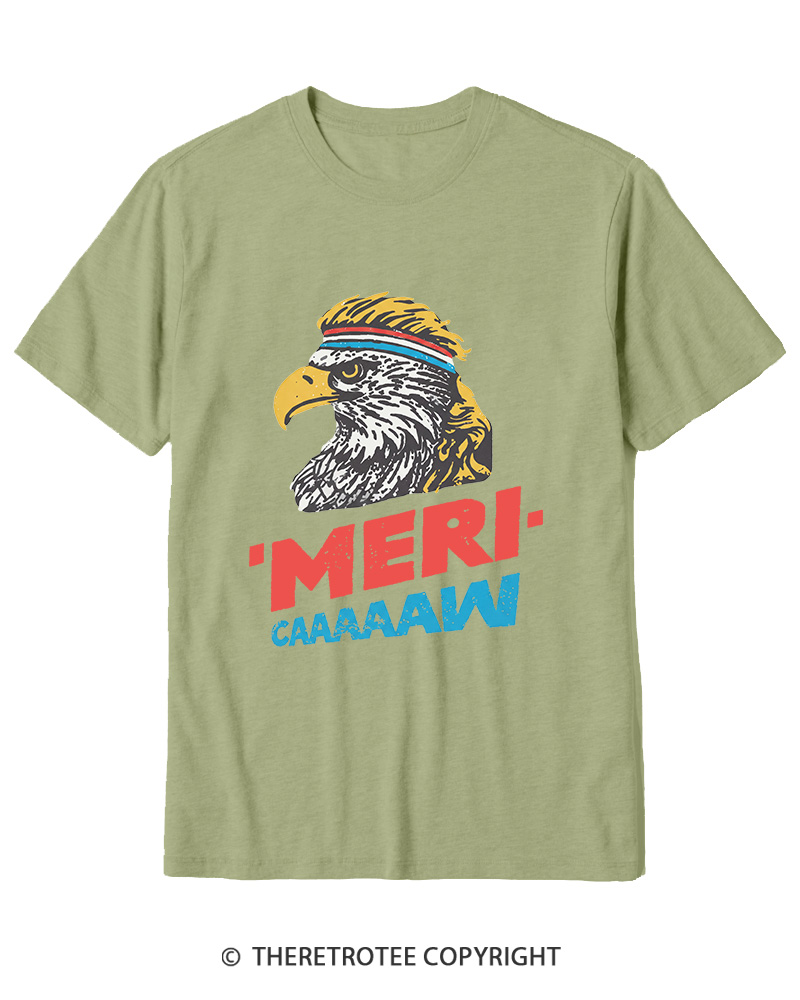 TheRetroTee Meri-caaaaaw Cotton T-Shirt