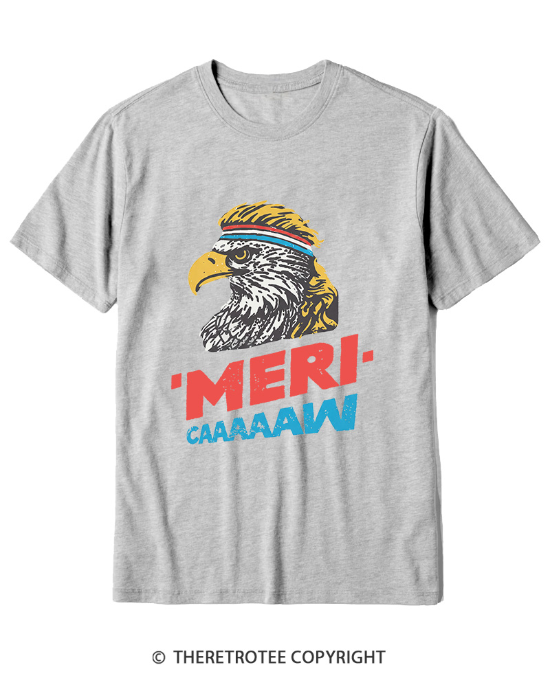 TheRetroTee Meri-caaaaaw Cotton T-Shirt