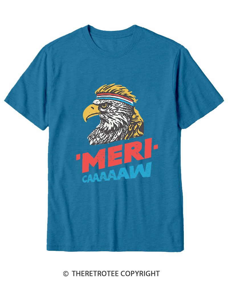 TheRetroTee Meri-caaaaaw Cotton T-Shirt
