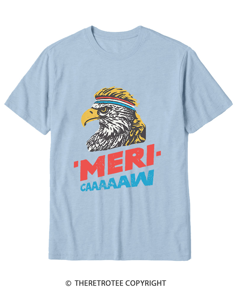 TheRetroTee Meri-caaaaaw Cotton T-Shirt