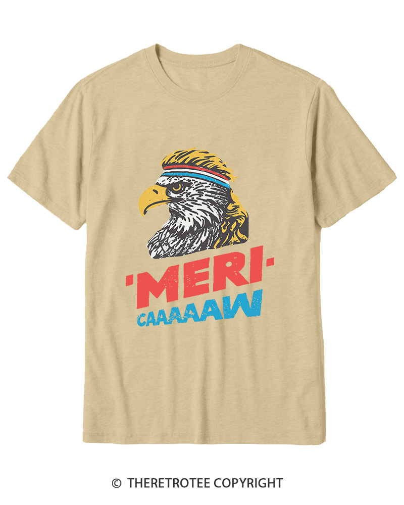 TheRetroTee Meri-caaaaaw Cotton T-Shirt