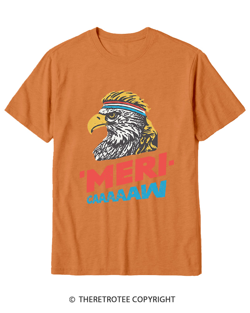 TheRetroTee Meri-caaaaaw Cotton T-Shirt