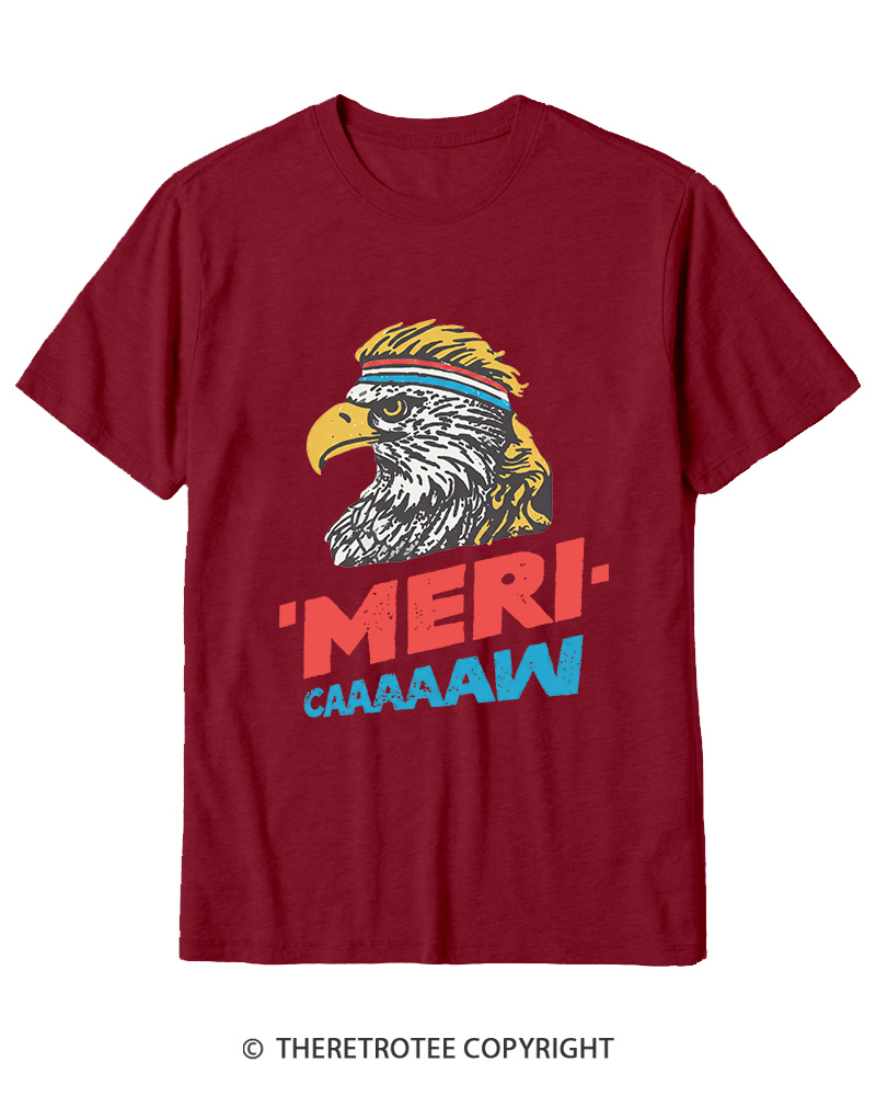 TheRetroTee Meri-caaaaaw Cotton T-Shirt