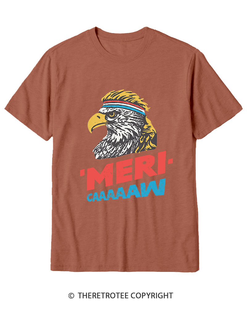 TheRetroTee Meri-caaaaaw Cotton T-Shirt