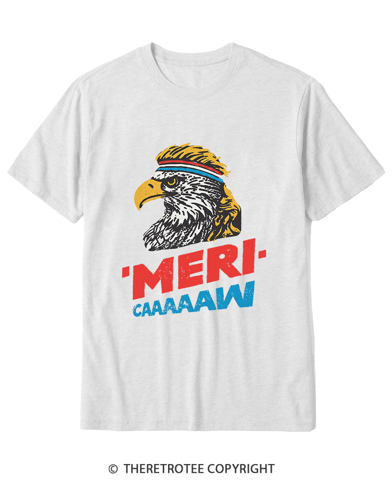TheRetroTee Meri-caaaaaw Cotton T-Shirt