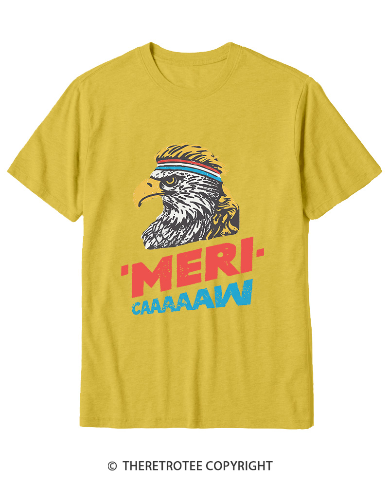 TheRetroTee Meri-caaaaaw Cotton T-Shirt