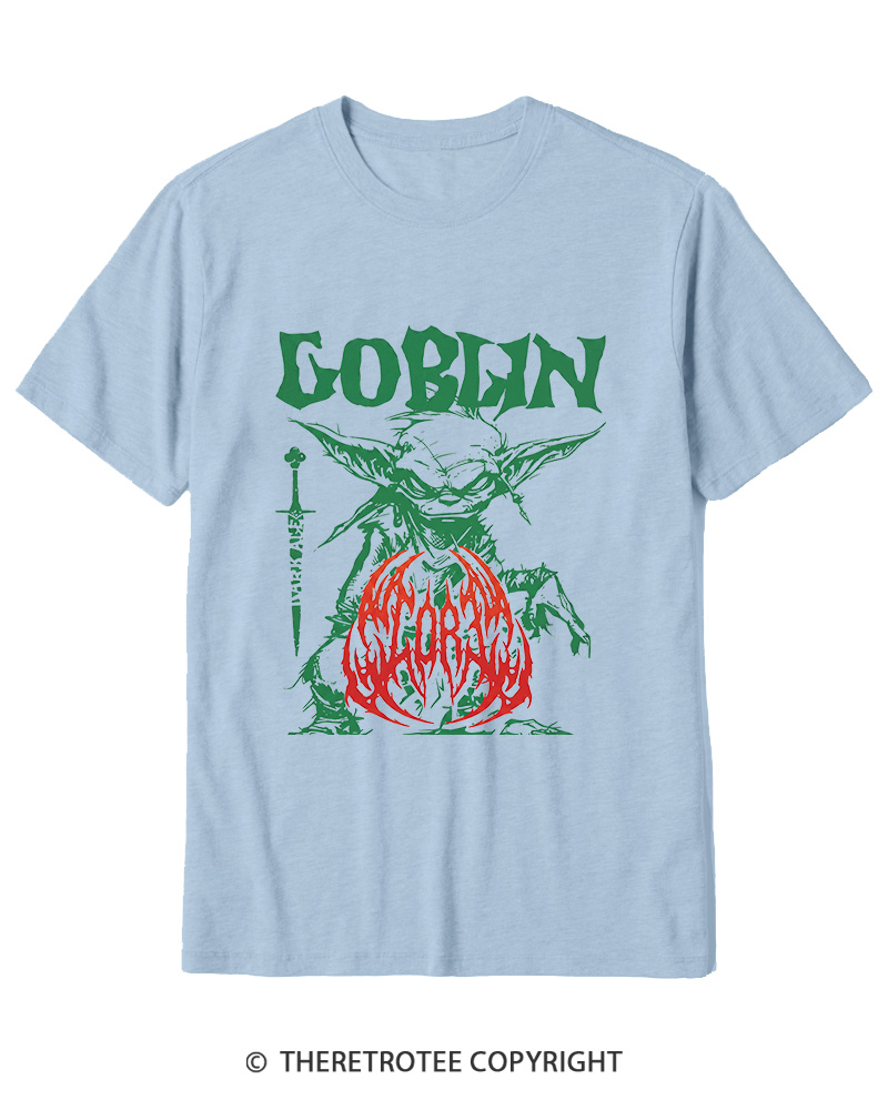 TheRetroTee Heavy Metal Goblin Cotton T-Shirt