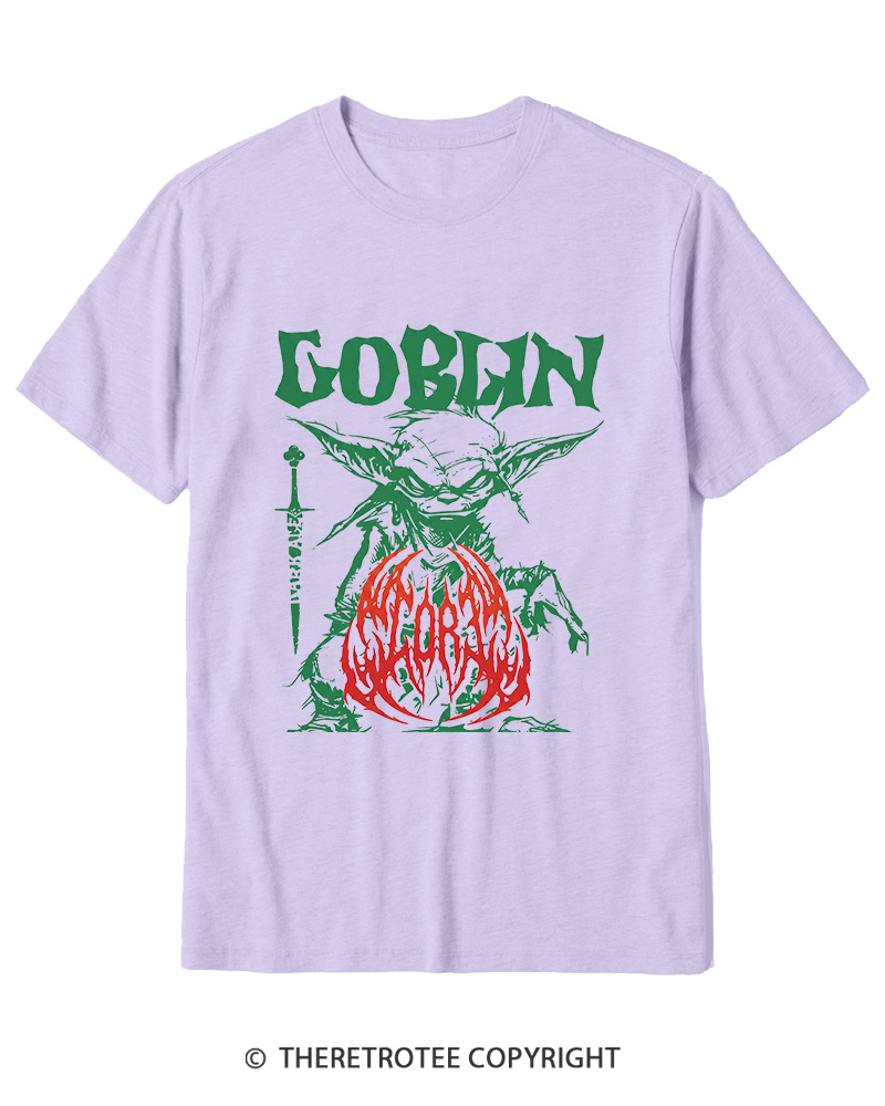 TheRetroTee Heavy Metal Goblin Cotton T-Shirt