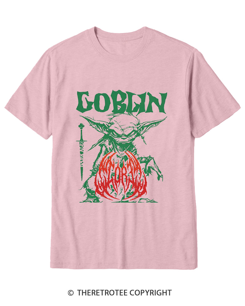 TheRetroTee Heavy Metal Goblin Cotton T-Shirt