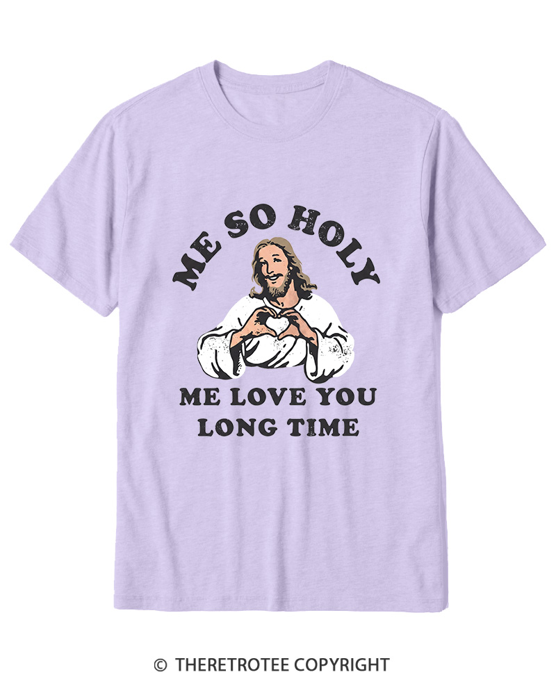 TheRetroTee Me So Holy Vintage Graphic Cotton T-Shirt