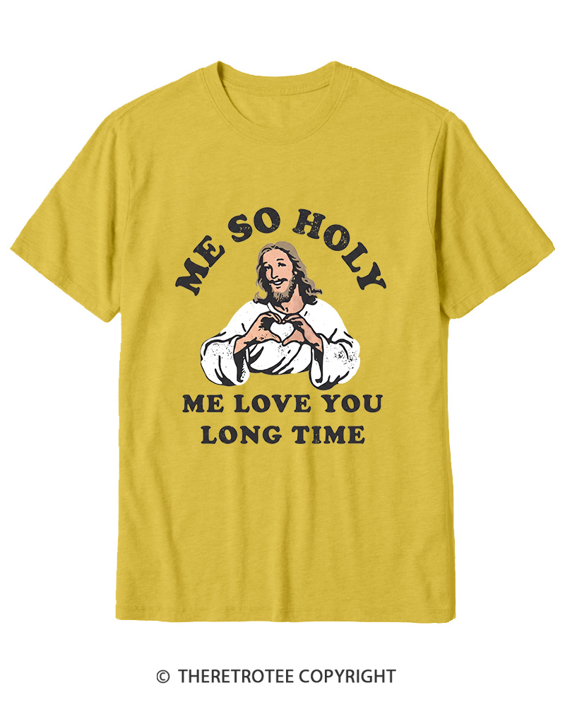 TheRetroTee Me So Holy Vintage Graphic Cotton T-Shirt