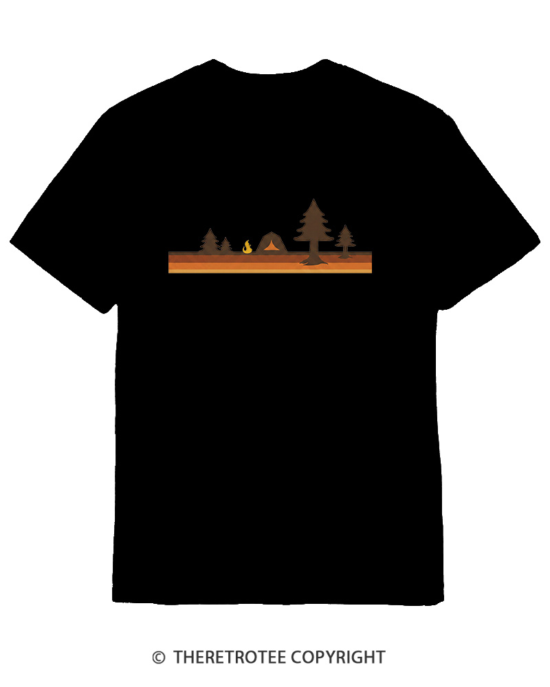 TheRetroTee Camper 1980s Cotton T-Shirt