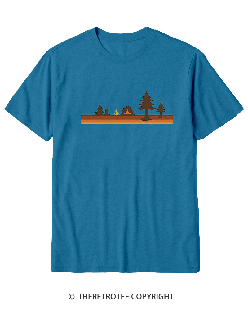 TheRetroTee Camper 1980s Cotton T-Shirt