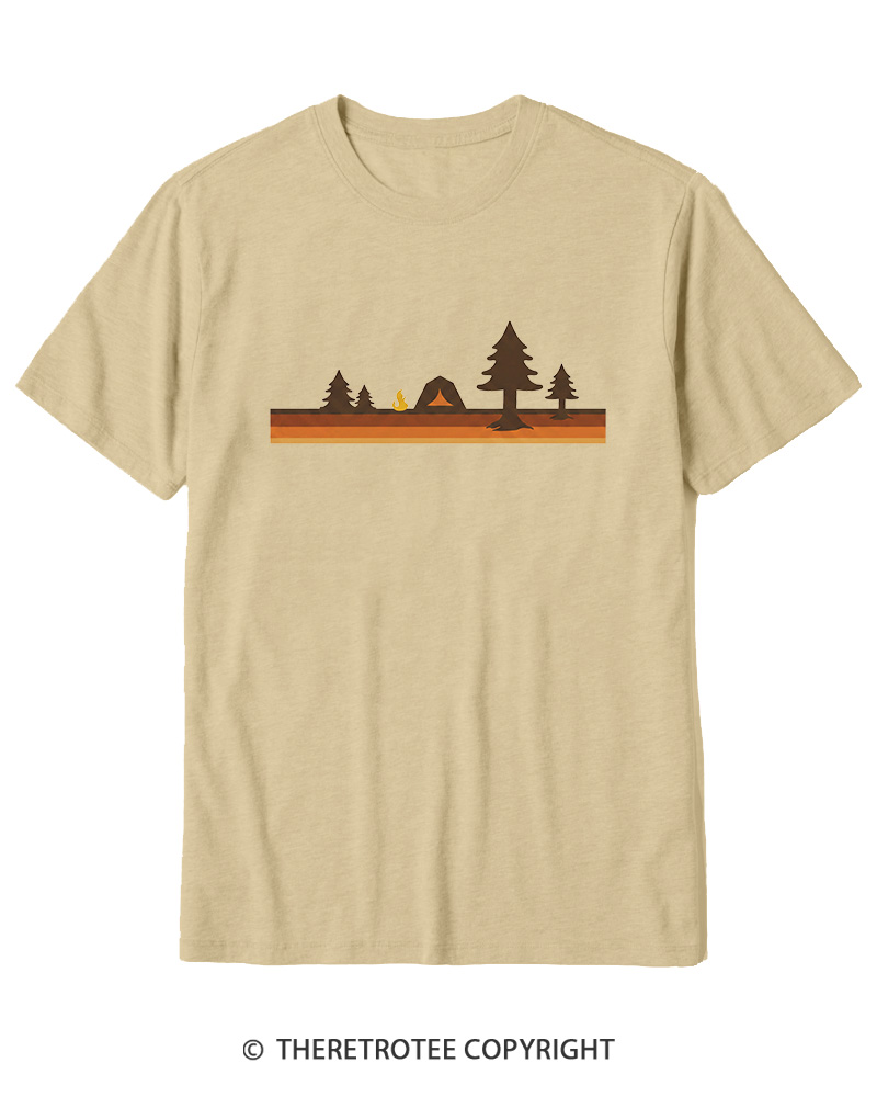 TheRetroTee Camper 1980s Cotton T-Shirt