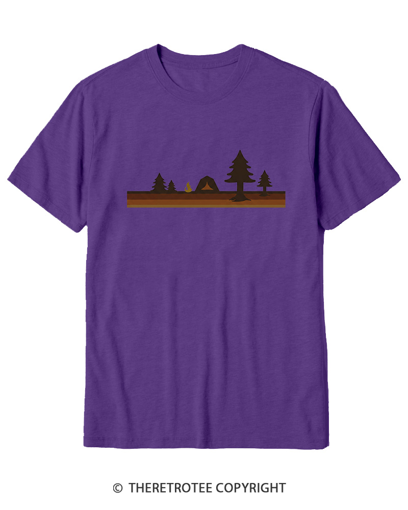 TheRetroTee Camper 1980s Cotton T-Shirt
