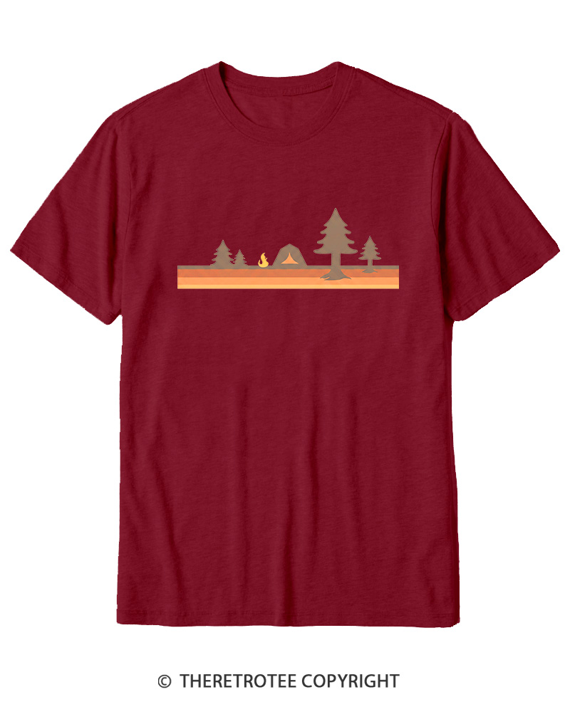TheRetroTee Camper 1980s Cotton T-Shirt