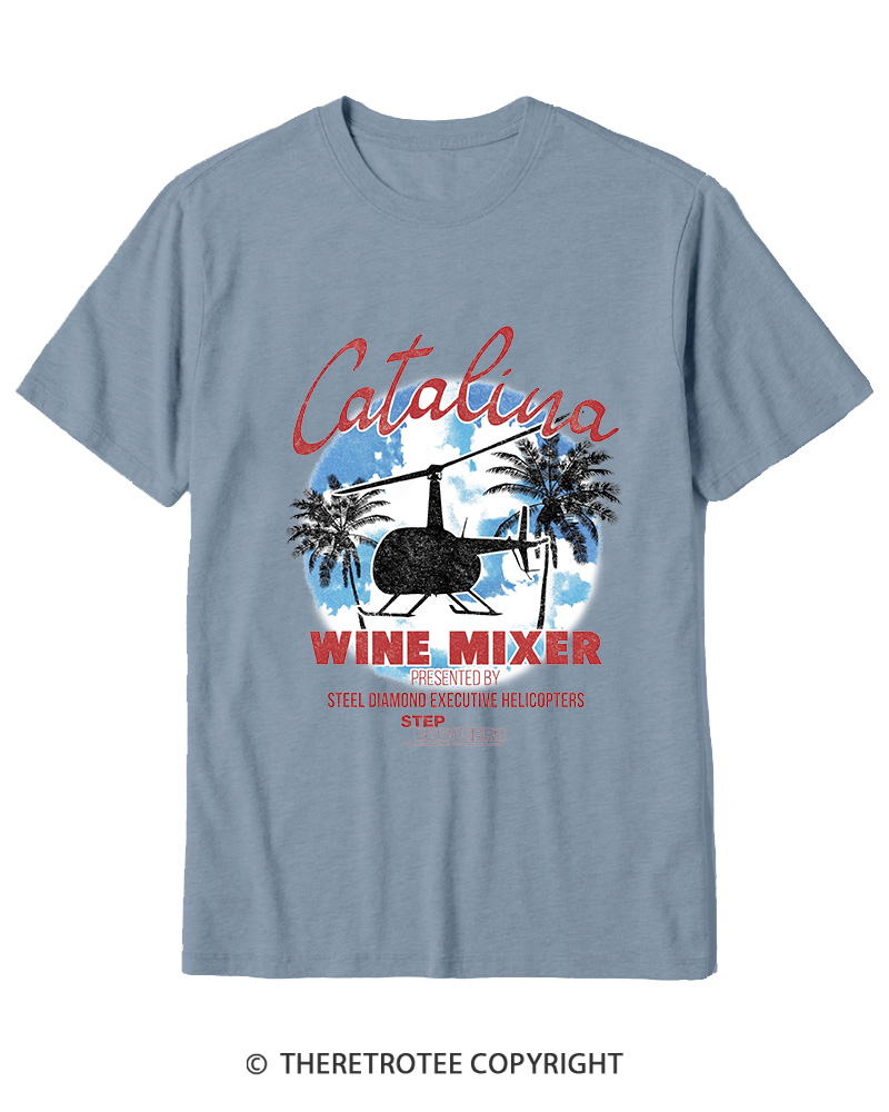 TheRetroTee Catalina Wine Mixer Cotton T-Shirt