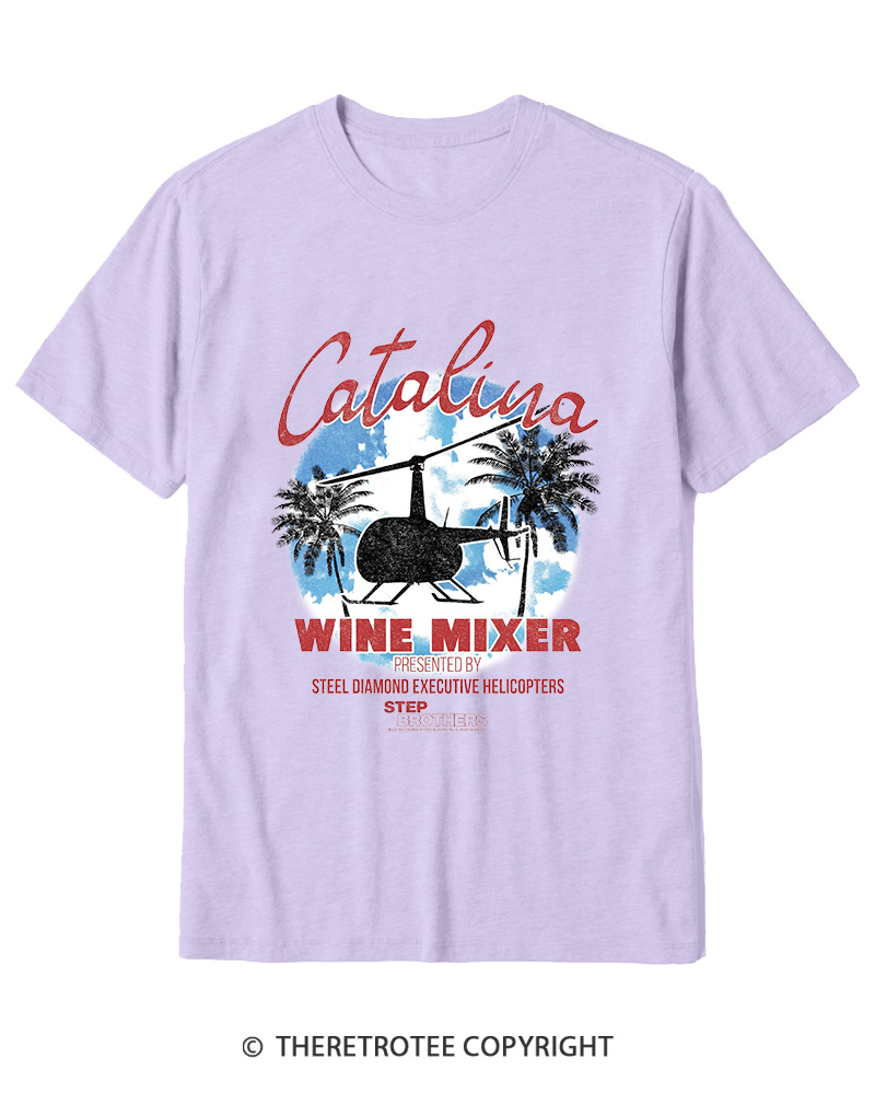 TheRetroTee Catalina Wine Mixer Cotton T-Shirt