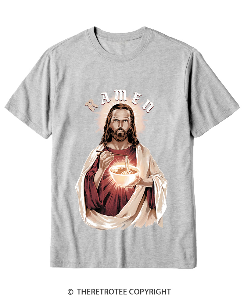 TheRetroTee R-Amen Vintage Graphic Cotton T-Shirt