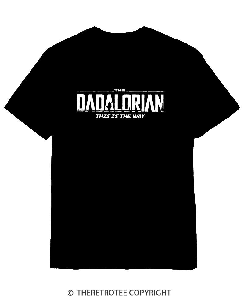 TheRetroTee The Dadalorian 1990s Cotton T-Shirt
