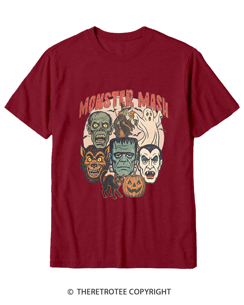 TheRetroTee Retro Halloween Spooky Season 1970s Halloween Cotton T-Shirt