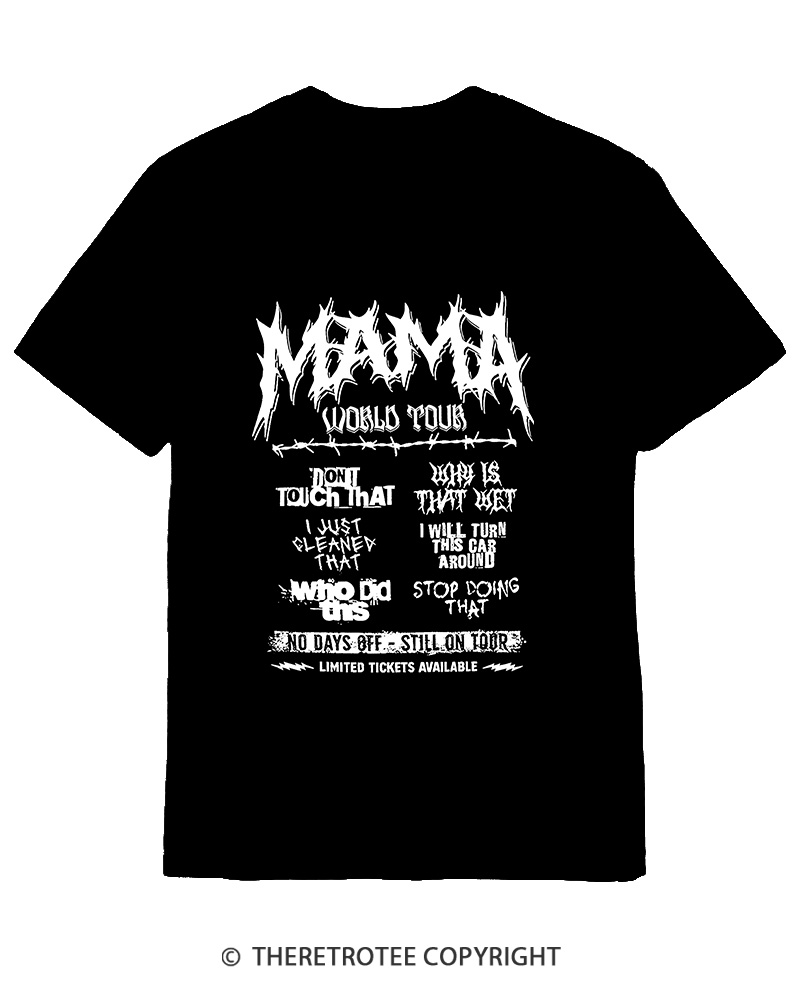 TheRetroTee World Tour Cotton T-Shirt