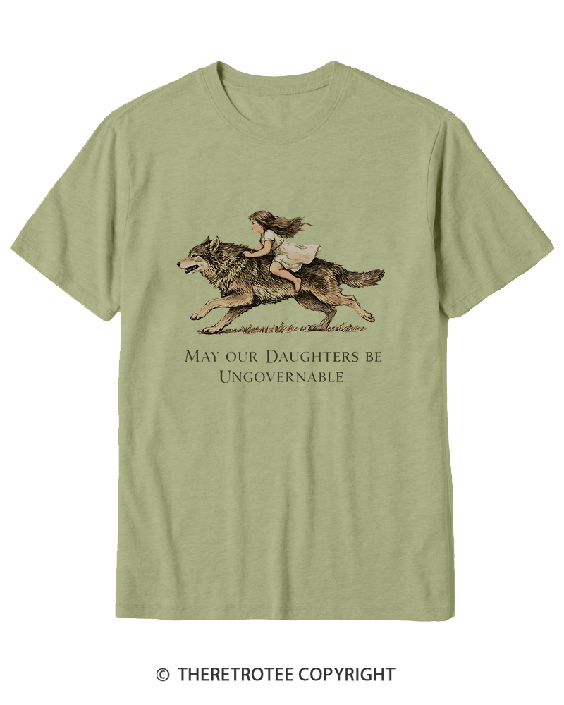 TheRetroTee May Our Daughters Be Ungovernable 1910 Cotton T-Shirt