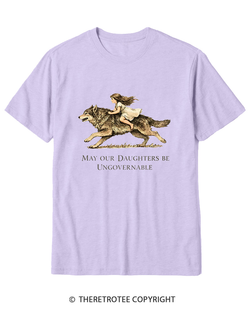 TheRetroTee May Our Daughters Be Ungovernable 1910 Cotton T-Shirt